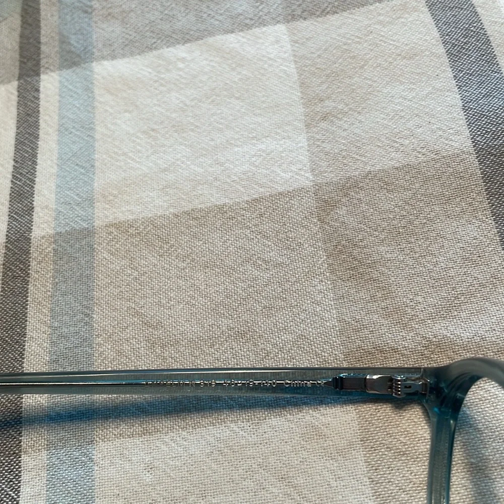 Chic Transparent green Blue Glasses - Picture 5 of 5